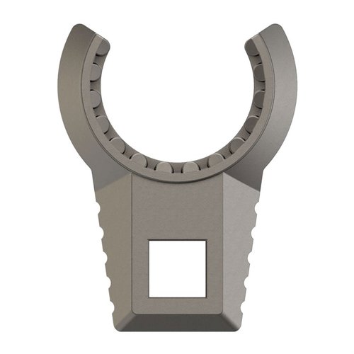 La MASTER-FIT DELTA-RING BARREL NUT WRENCH de REAL AVID es perfecta para aplicar el torque adecuado en mil-spec delta ring barrel nuts, con un agarre sólido y sin deslizamientos.