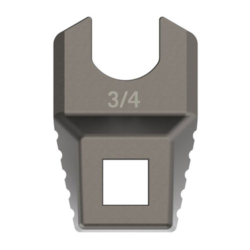 La llave MASTER-FIT de REAL AVID es perfecta para ajustar tuercas de cañón libre de ¾”, hecha de acero inoxidable con recubrimiento de titanio para un agarre seguro.