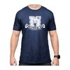La camiseta UNIVERSITY ATHLETIC es cómoda y duradera, hecha de 52% algodón y 48% poliéster, con un diseño sin etiqueta y costuras reforzadas.