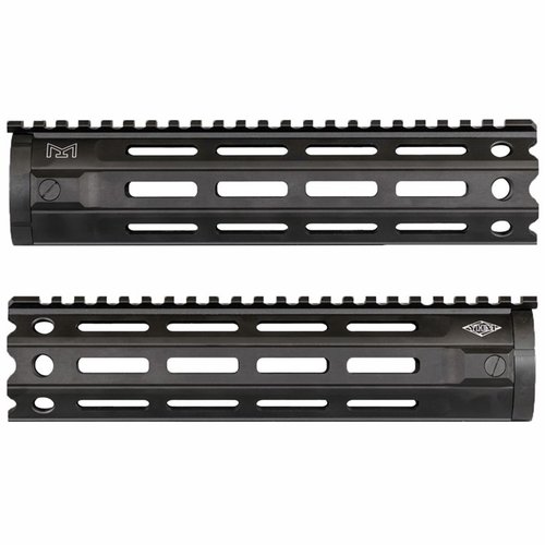 El MR7 es uno de los handguards más ligeros de YHM, permitiendo añadir accesorios a lo largo de toda su longitud y en posiciones de 45 grados. Incluye todo para la instalación.
