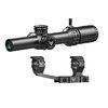 El visor Swampfox Arrowhead 1-6X24mm SFP ofrece un diseño óptico avanzado, torretas de bloqueo y retículas iluminadas, ideal para uso táctico y de defensa.