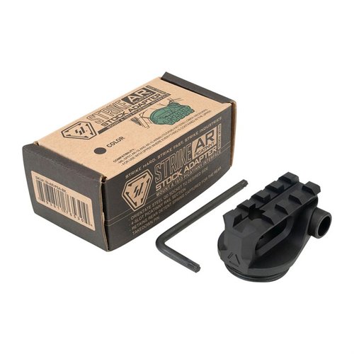 Convierte tu AR-15 o AR-10 para montar un stock o estabilizador Picatinny, con fácil instalación, ajuste seguro y un socket QD giratorio de 360°.