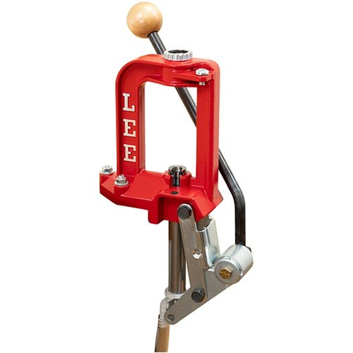 La BREECH LOCK CHALLENGER PRESS de LEE PRECISION es fuerte, fácil de usar y permite cambiar dies rápidamente sin ajustes, ¡perfecta para tus recargas!