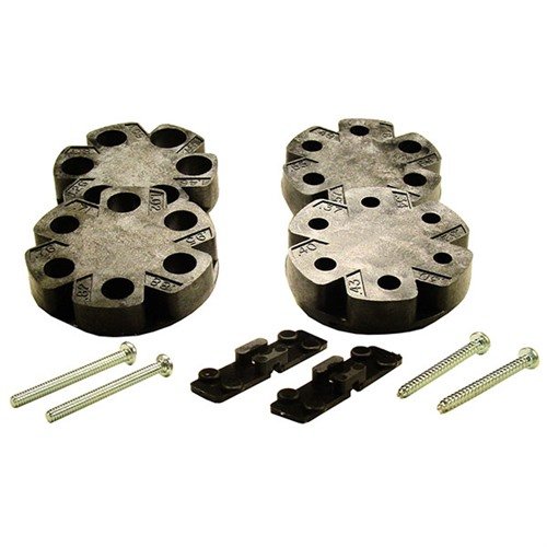 El Lee Double Disk Kit eleva el hopper de pólvora, permitiendo apilar dos discos para duplicar la capacidad y hacer ajustes muy finos en la medición.