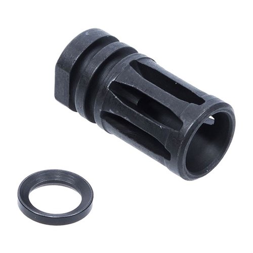 Mejora el control de retroceso de tu AR-15 con el kit de compensador A2 de CMMG, diseñado para 5.56mm y rosca 1/2-28, ¡dispara con precisión!