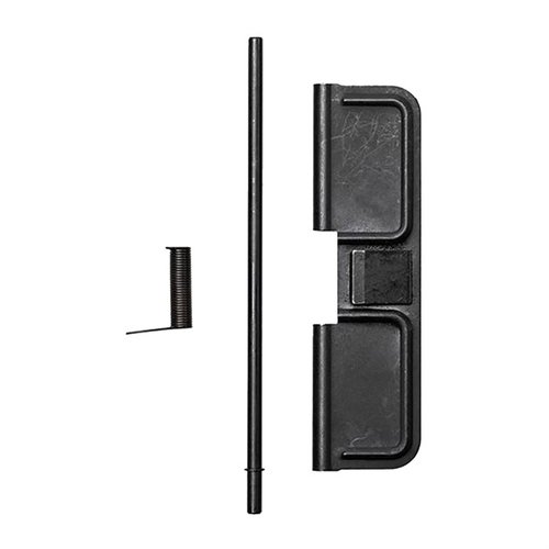 Mejora tu AR-15 con este Ejection Port Cover Kit de AERO PRECISION, que incluye puerta, varilla con c-clip y resorte, para un funcionamiento óptimo.