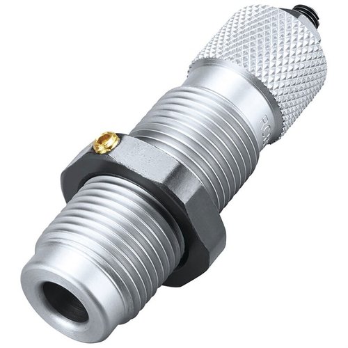 El set de dies RCBS 308 WINCHESTER incluye un Sizer Small Base que reduce el tamaño de los casquillos y un Seater Die con crimpado para asegurar las balas.