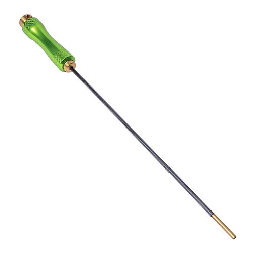 El varilla de limpieza de fibra de carbono de Breakthrough Clean es ligera, duradera y segura para tu arma, con un mango ergonómico que gira sin esfuerzo.