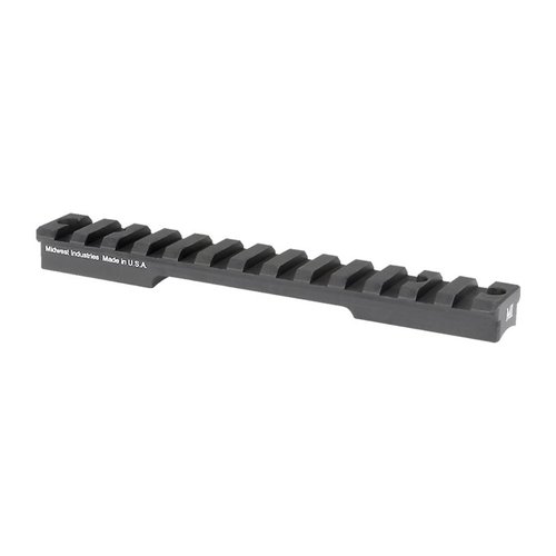 El riel corto para acción Remington 700 de Midwest Industries es fácil de instalar, fabricado en aluminio anodizado, con garantía de por vida y compatible con ambas manos.