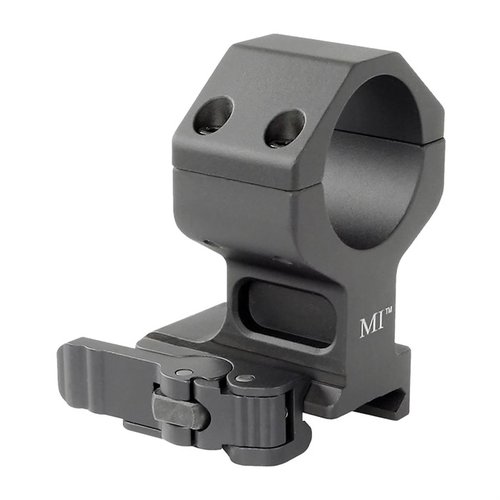 El AIMPOINT QD Ring Mount de Midwest Industries es ligero, ajustable sin herramientas y fabricado en EE. UU., ideal para miras red dot de 30mm.