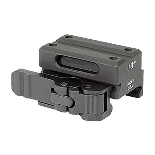 El Trijicon MRO Co-Witness Mount es ligero, ajustable sin herramientas y ofrece un rendimiento óptimo con su palanca QD patentada, todo 100% hecho en EE. UU.
