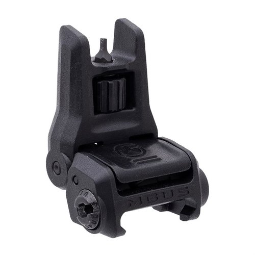 El MBUS 3 de Magpul es ligero, resistente y ajustable sin herramientas, con un diseño compacto y un botón de despliegue rápido para una mira de respaldo confiable.