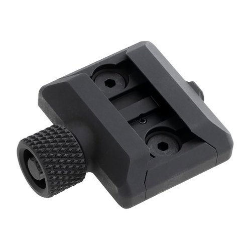 El QR Rail Grabber de Magpul es una placa de montaje rápida, compacta y ajustable, ideal para rifles con rieles Picatinny y RRS/ARCA, fabricada en aluminio.