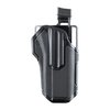 El Blackhawk Omnivore es un holster versátil que acepta más de 150 pistolas semi-automáticas, con retención activa y liberación de pulgar ajustable.
