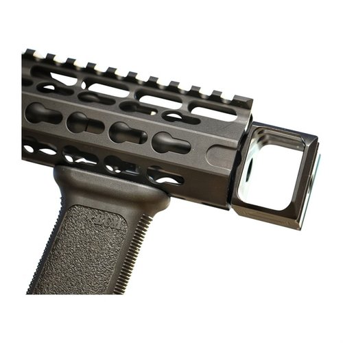 El freno de boca Loud And Flashy 1/2x28 reduce el retroceso y el levantamiento del cañón, mientras mejora el sonido y el destello, ¡perfecto para tu rifle!