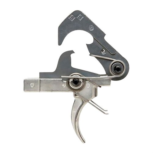 Mejora tu AR-15 con el grupo de disparo Enhanced Nickel Teflon, que ofrece un funcionamiento más suave, limpio y consistente con un peso de disparo de 5.5-6 lbs.