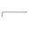 BONDHUS 0.050" SAE BALL-HEX "L" WRENCH