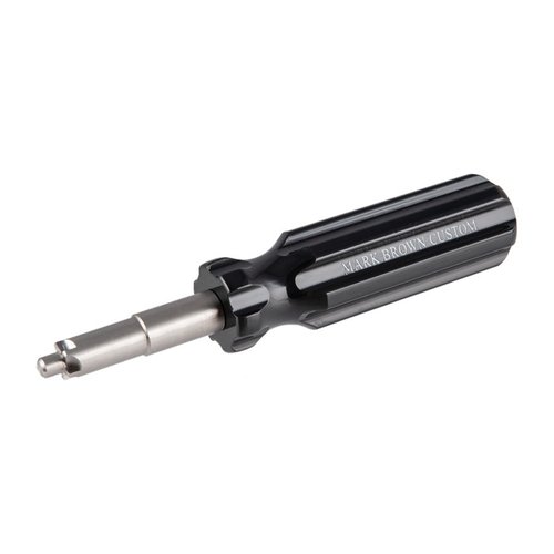 El AR-15/M16 Carbon Scraper de MARK BROWN CUSTOM elimina la acumulación de carbono sin dañar el bolt carrier, resolviendo rápidamente problemas de funcionamiento.