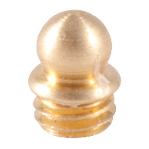 Los SIGHT BEADS de BRADLEY GUNSIGHT ofrecen un diseño robusto con un bloque de acero para una mejor indexación y mayor superficie, disponibles en bronce dorado.