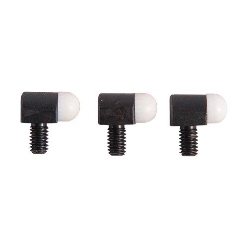 Los SIGHT BEADS de BRADLEY GUNSIGHT ofrecen un índice positivo y mayor resistencia gracias a su base de acero y beads de plástico blanco. ¡Mejora tu puntería!