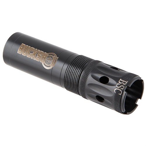 El tubo de choke portado Beretta/Benelli optimiza patrones con 00 y 000 buckshot, reduce el retroceso y es compatible con plomo, acero y Hevi-Shot.
