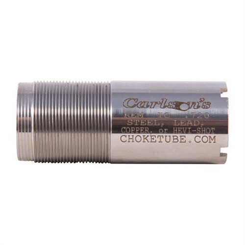 Los tubos de choke 12GA REM-CHOKE de CARLSONS en acero inoxidable son ideales para cargas de plomo y acero, perfectos para tu escopeta Remington.