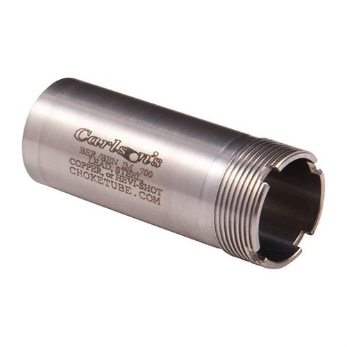 Los tubos de choke de acero inoxidable de Carlson's son ideales para tus escopetas Beretta y Benelli, compatibles con cargas de magnum y acero.