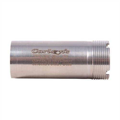 Los tubos de choke Mobilchoke de acero inoxidable de Carlson's son ideales para escopetas Beretta y Benelli, compatibles con cargas de plomo y acero.