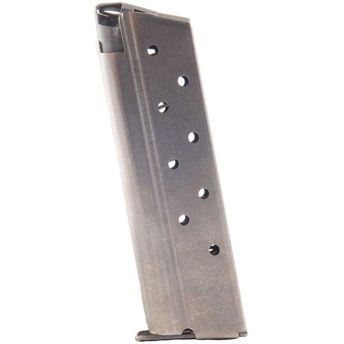 Consigue los cargadores 1911 8RD 10MM de Colt, fabricados con especificaciones de fábrica para un ajuste perfecto y máxima fiabilidad en defensa personal.
