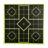 Los objetivos SHOOT-N-C® destacan tus impactos con halos fluorescentes, son autoadhesivos y no necesitas binoculares para ver tus aciertos.