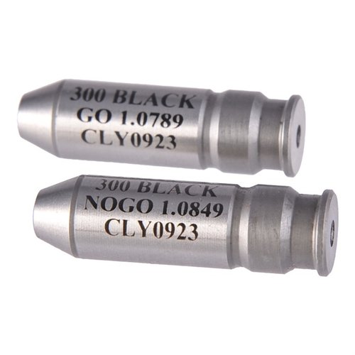 Los juegos de calibres Clymer Go & No-Go son esenciales para medir el headspace de tus rifles, asegurando precisión y seguridad en su funcionamiento.