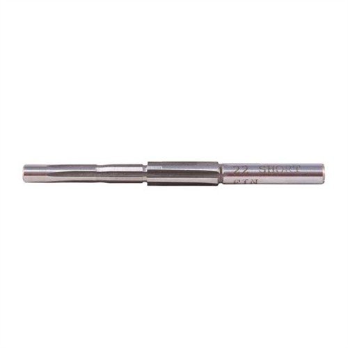 .22 RIMFIRE Reamers de Clymer, fabricados en acero M-7, ofrecen precisión y durabilidad para armeros profesionales, garantizando un servicio de por vida.