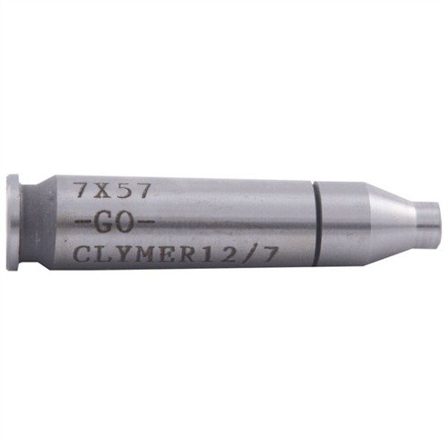 Los Clymer Go Headspace Gauges son herramientas precisas en acero endurecido, esenciales para verificar dimensiones seguras de cámaras en rifles y escopetas.