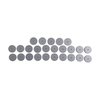 Descubre las ruedas CRATEX #74, ideales para trabajos de precisión. Con un diámetro de 7/8" y grosor de 1/8", son perfectas para tus herramientas de armero.