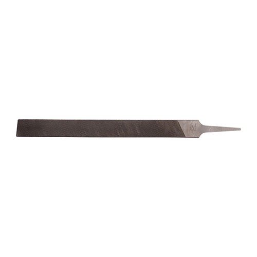 La lima AMERICAN PATTERN de 10" es ideal para dar forma y eliminar metal, con lados de doble corte y un diseño versátil que se adapta a diversas necesidades.