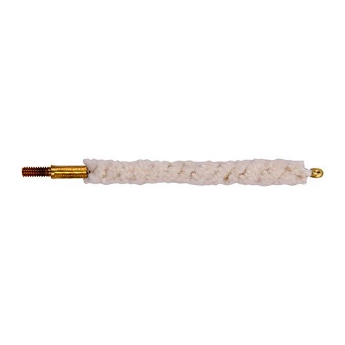 Las mopas de .17 y .20 cal son resistentes, no se incrustan y son perfectas para tus armas de aire y de fuego, con hilos de latón y algodón de alta calidad.