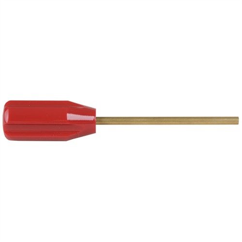 El limpiador de cámara y cilindro DEWEY es de latón sólido, corto para máxima palanca, sin flexión, ideal para eliminar residuos en cualquier pistola o revólver.