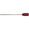 El BRASS CHAMBER ROD de DEWEY es fácil de usar, ideal para limpiar cámaras sucias, con un diseño corto y mango fijo que evita rotaciones.