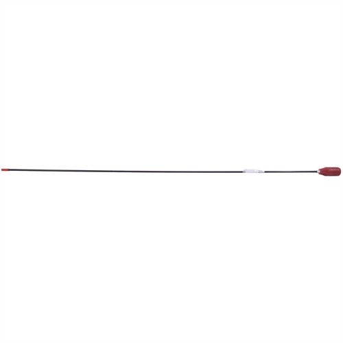 Las varillas recubiertas de nylon de Dewey no rayan el estriado de tus cañones y cuentan con un mango de rodamientos, adaptador para cepillos y un jag extra largo.