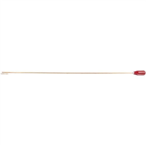 Las varillas de latón Dewey de 36" son ideales para limpiar tu arma sin dañar el estriado, con un mango de plástico y rodamientos suaves para mayor comodidad.