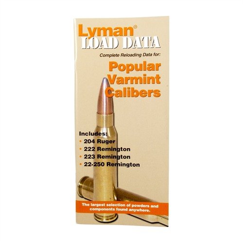 El LYMAN LOAD DATA BOOK 20, 22 CAL es tu compañero ideal para recargar, con datos precisos y consejos útiles para mejorar tu precisión en el tiro.