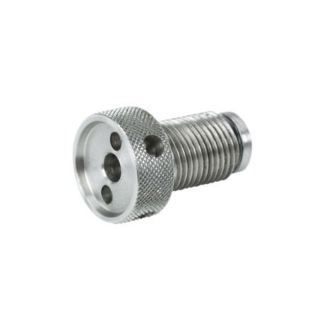 El Traditions Accelerator Breech Plug ofrece una fácil instalación y una excelente sellado, mejorando la precisión y el rendimiento de tu rifle. ¡Mejora tu experiencia de caza!