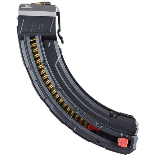 El cargador Savage A-Series de 25Rd para A22lr en negro ofrece alta capacidad y fiabilidad, perfecto para tus sesiones de tiro y caza.