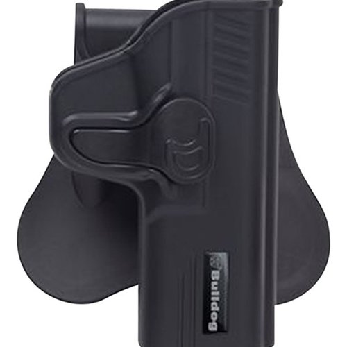 El Bulldog Rapid Release Holster 92F Blk ofrece un acceso rápido y seguro a tu arma, ideal para el uso diario y el tiro deportivo. ¡Perfecto para ti!