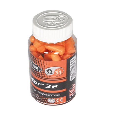 Los tapones para los oídos Radians Foam son cómodos, uncorded y vienen en un frasco de 25, ideales para proteger tu audición mientras disparas.