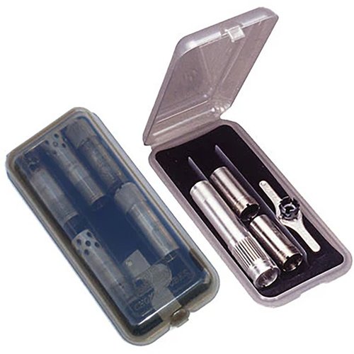 La funda MTM para tubos de choke es perfecta para llevar hasta 9 chokes regulares o 3 extendidos, manteniéndolos organizados y protegidos.