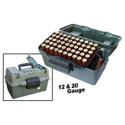La MTM Deluxe Shotshell Case 100 Rd. es ideal para almacenar y transportar hasta 100 cartuchos, con un diseño robusto y resistente que garantiza protección.