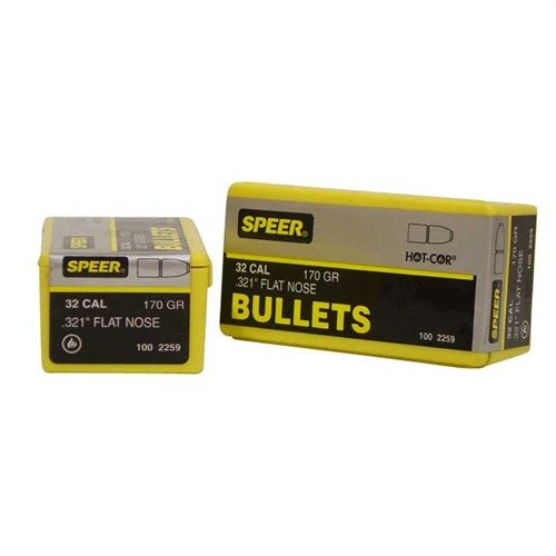La bala Speer 321-170-FN ofrece un rendimiento excepcional, ideal para caza y tiro al blanco, garantizando precisión y potencia en cada disparo.