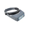 El OPTIVISOR No. 3 ofrece un diseño ajustable, comodidad excepcional, lentes de vidrio óptico y se adapta sobre tus gafas para una visión clara y precisa.