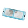 El OPTIVISOR No. 7 cuenta con una banda ajustable, es ligero, se adapta sobre tus gafas y ofrece lentes ópticos para una visión clara y cómoda.